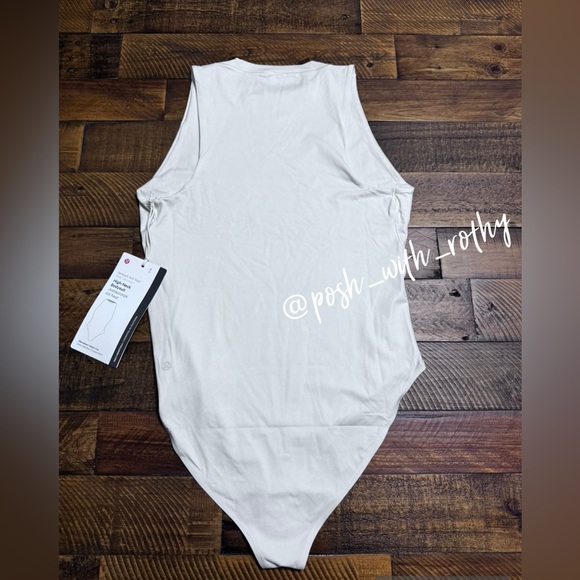 🍋 Lululemon Wundermost Ultra-Soft Nulu High-Neck Sleeveless Bodysuit, NWT - Picture 4 of 16